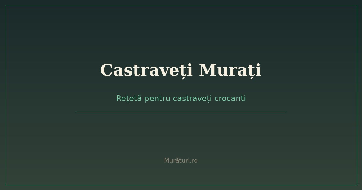 Castraveți murați crocanti în saramură cu mărar și hrean