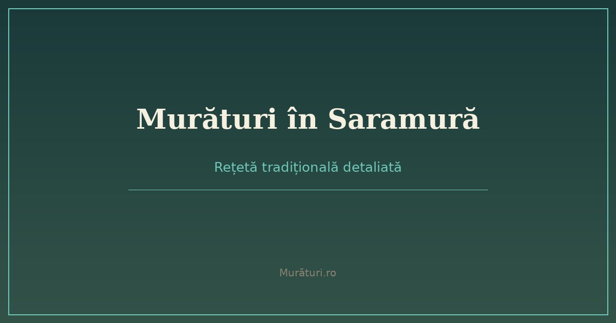 Murături asortate în saramură naturală fermentate la borcan